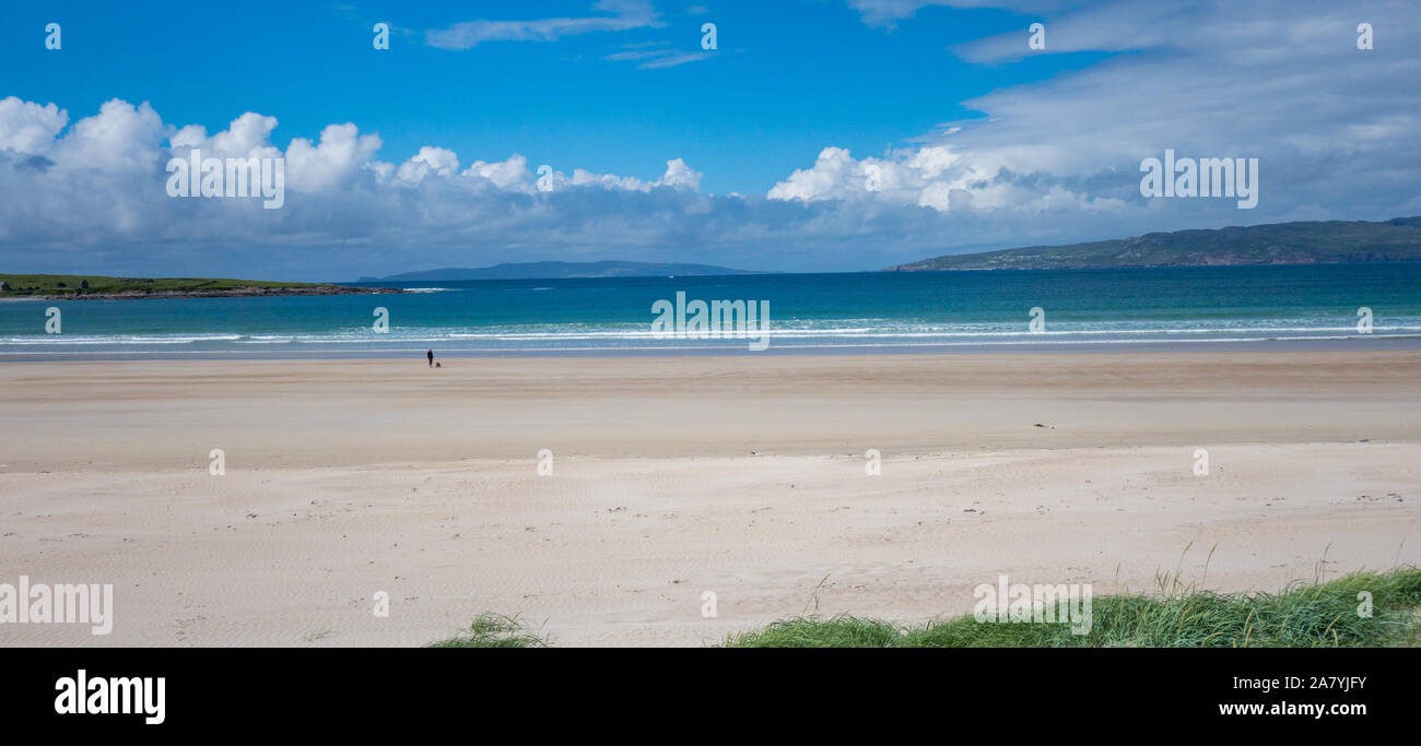 La Scenic Narin Beach a Portnoo County Donegal Irlanda Foto Stock