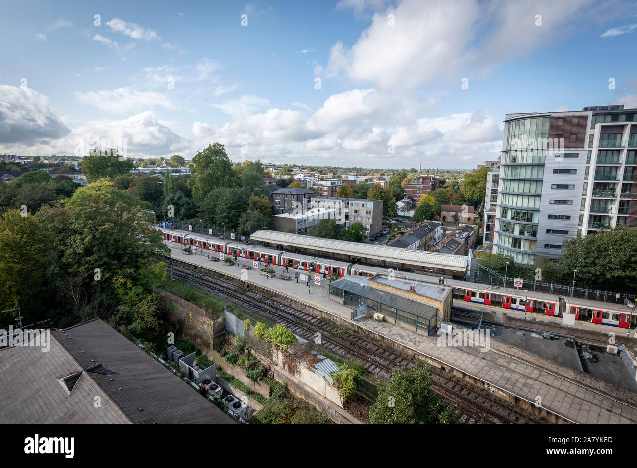 Stazione della metropolitana di East Putney, Putney, Londra. Foto Stock