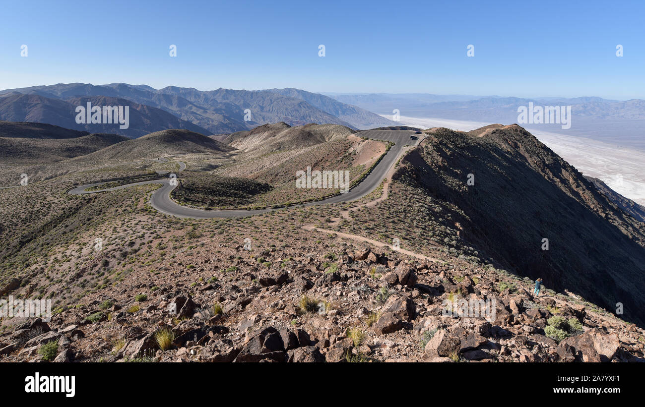 Dante in vista Parco Nazionale della Valle della Morte, California, Stati Uniti d'America. Foto Stock