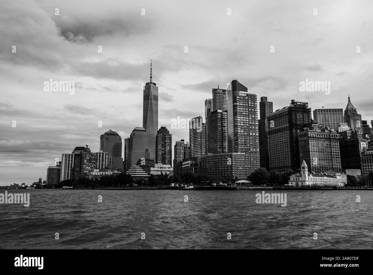 Skyline di New York Manhattan Foto Stock