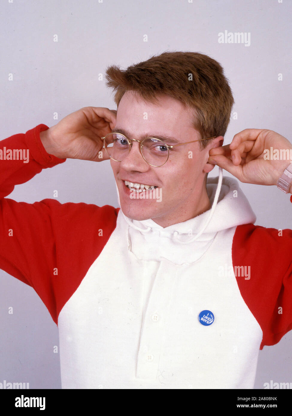 Bronski Beat,da sinistra John Foster,Jimmy Somerville, Larry Steinbachek Foto Stock