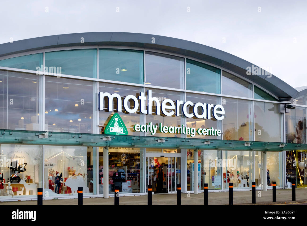 La I Mothercare Store at Cribbs Causeway Retail Park nella periferia di Bristol REGNO UNITO Foto Stock