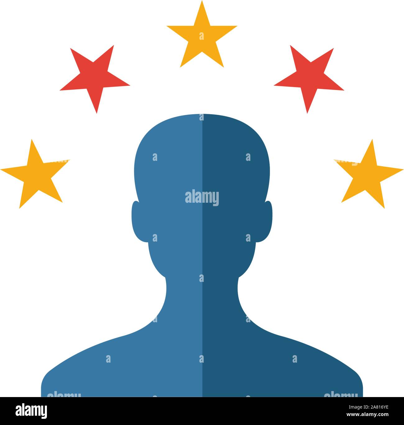 Icona di successo. Piatto elemento creativo da parte delle imprese di raccolta di icone. Il successo di Colore icona per modelli, web design e software Illustrazione Vettoriale