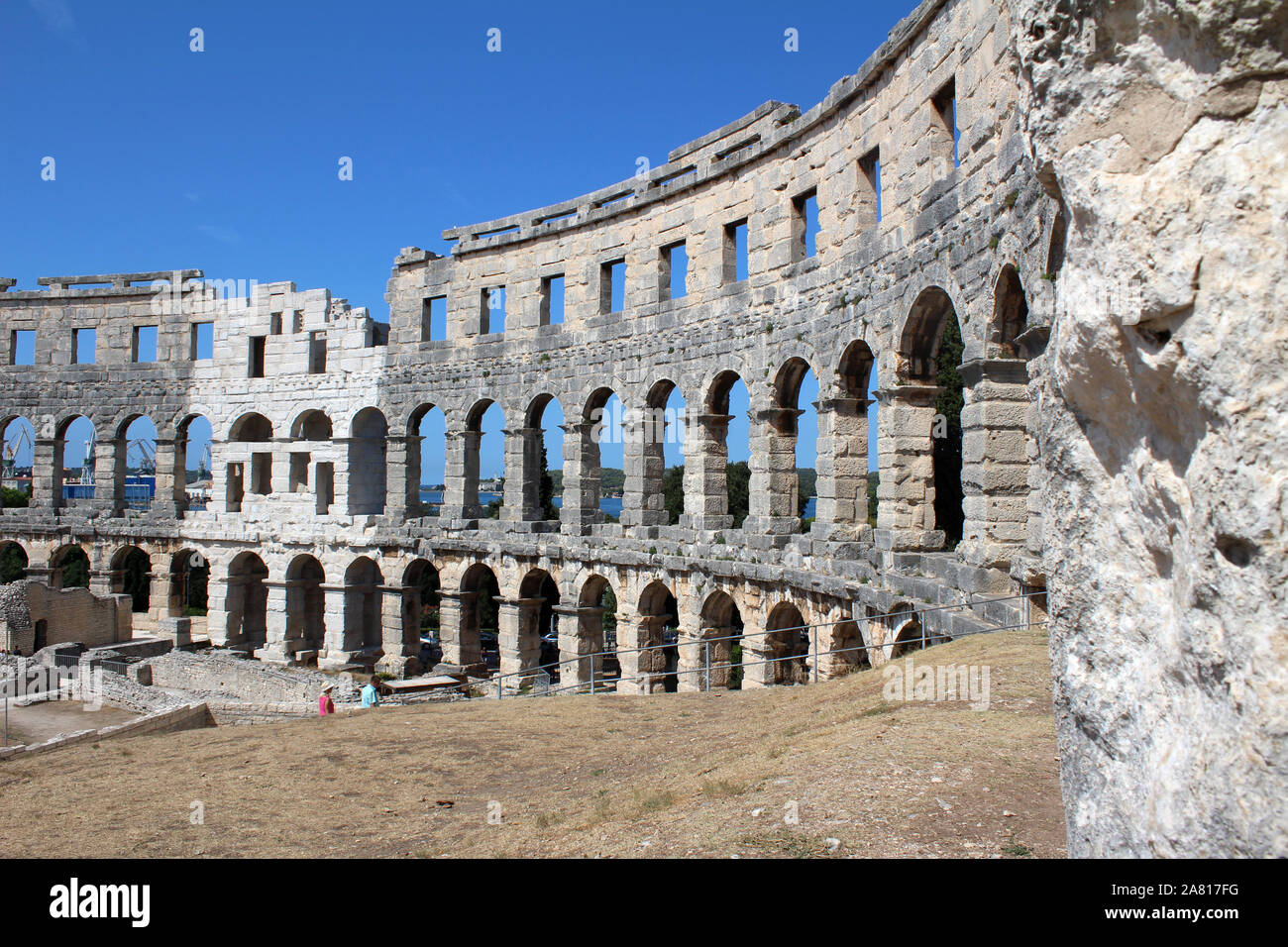 Arena di Pola, Croazia Foto Stock