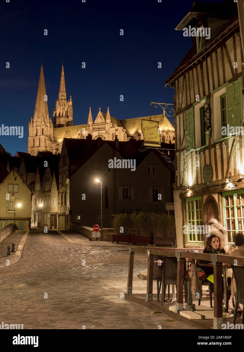 L'Europa, Francia, Chartres, Cattedrale Foto Stock