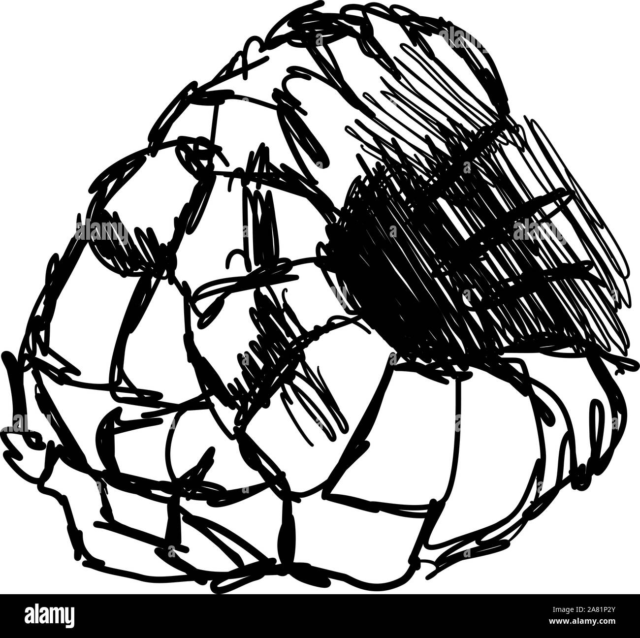 Lamponi sketch, illustrazione, vettore su sfondo bianco. Illustrazione Vettoriale