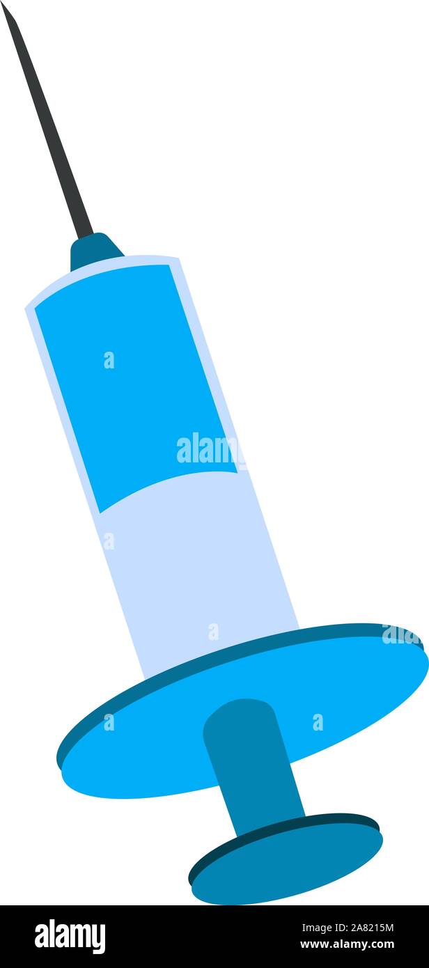 Siringa, illustrazione, vettore su sfondo bianco. Illustrazione Vettoriale