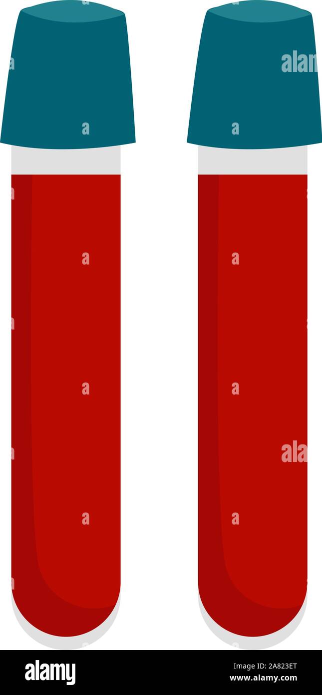 Palloni di sangue, illustrazione vettore su sfondo bianco. Illustrazione Vettoriale