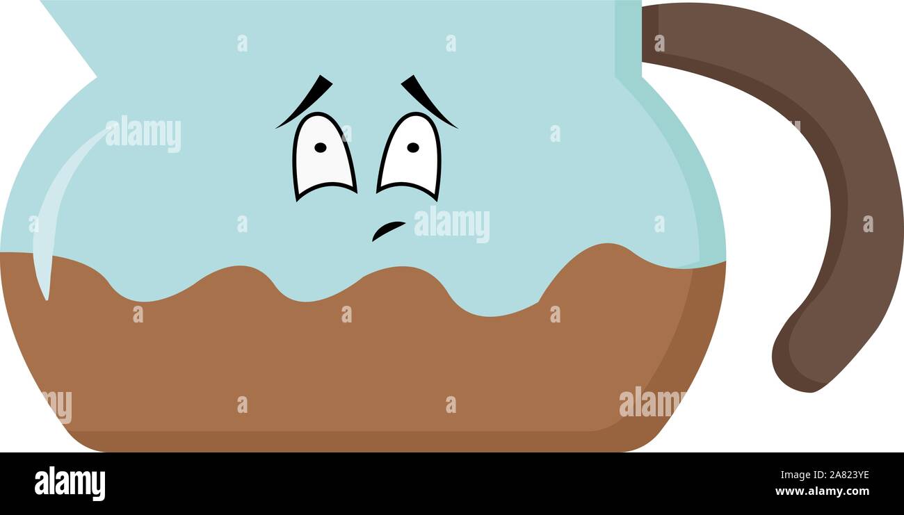 Caffè, illustrazione, vettore su sfondo bianco. Illustrazione Vettoriale