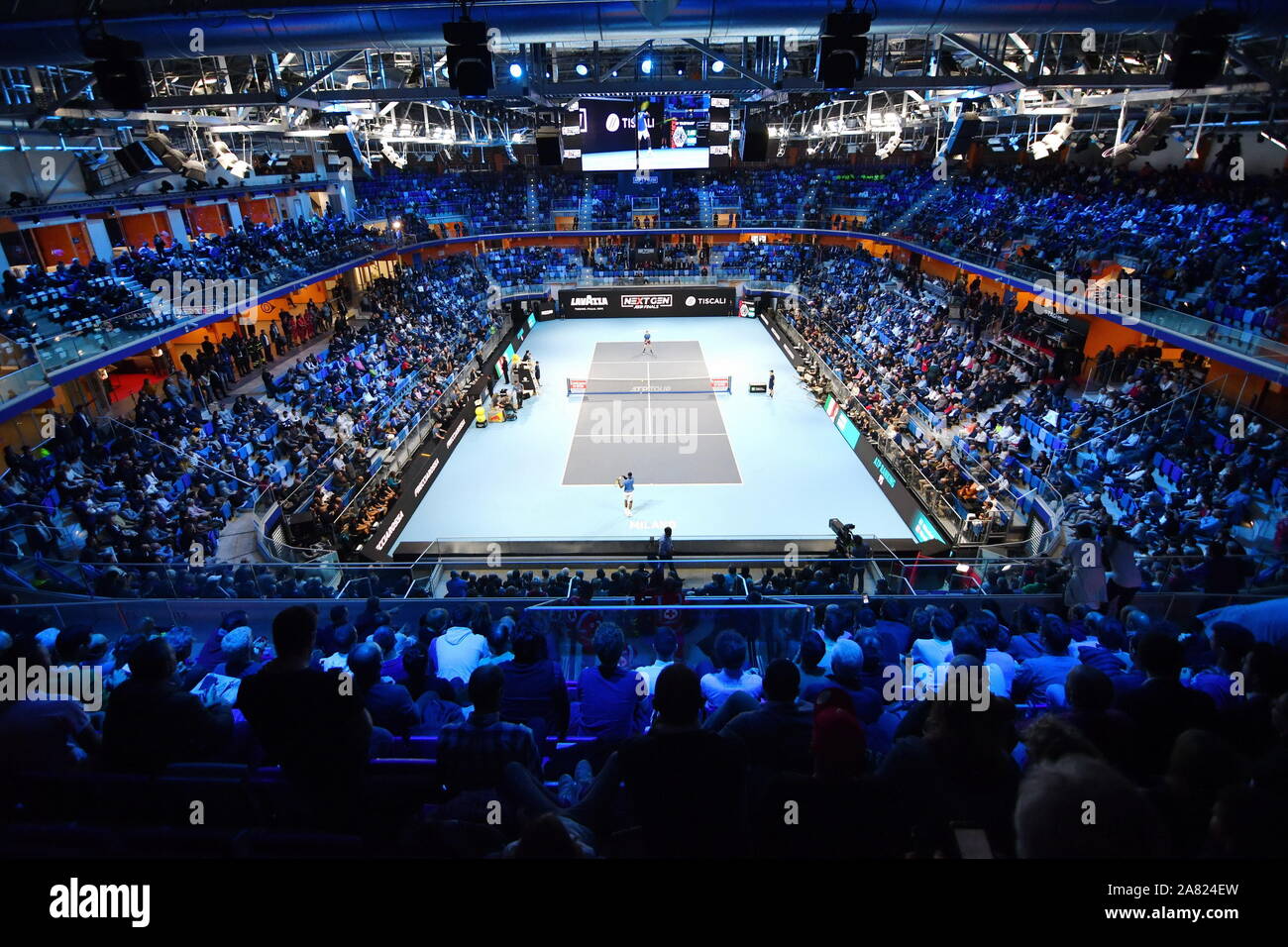 Milano, Italia, 05 Nov 2019, Allianz cloud milano durante il Next Gen di  ATP Finals - Torneo