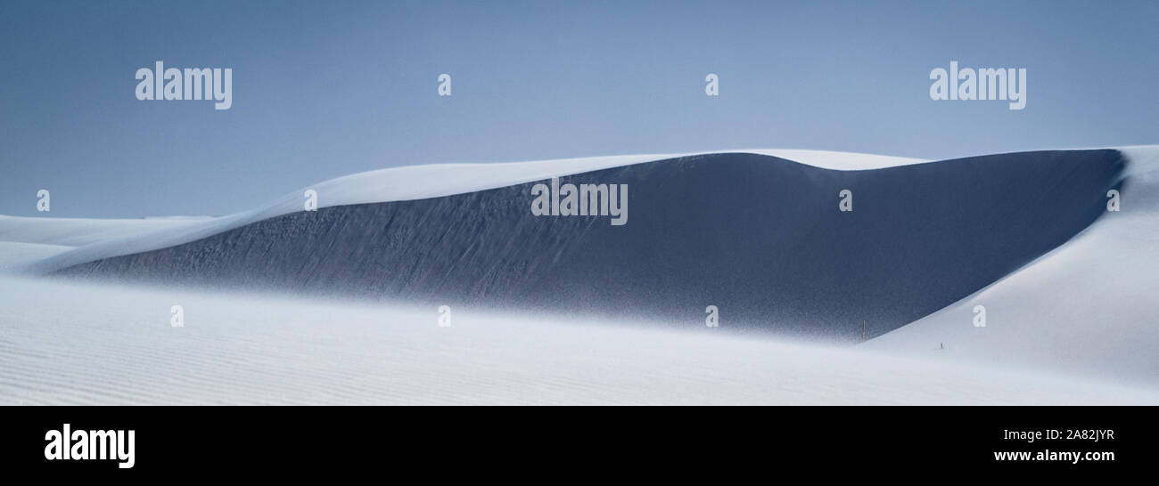 WHITE SANDS National Monument ALAMOGORDO IN NUOVO MESSICO Foto Stock