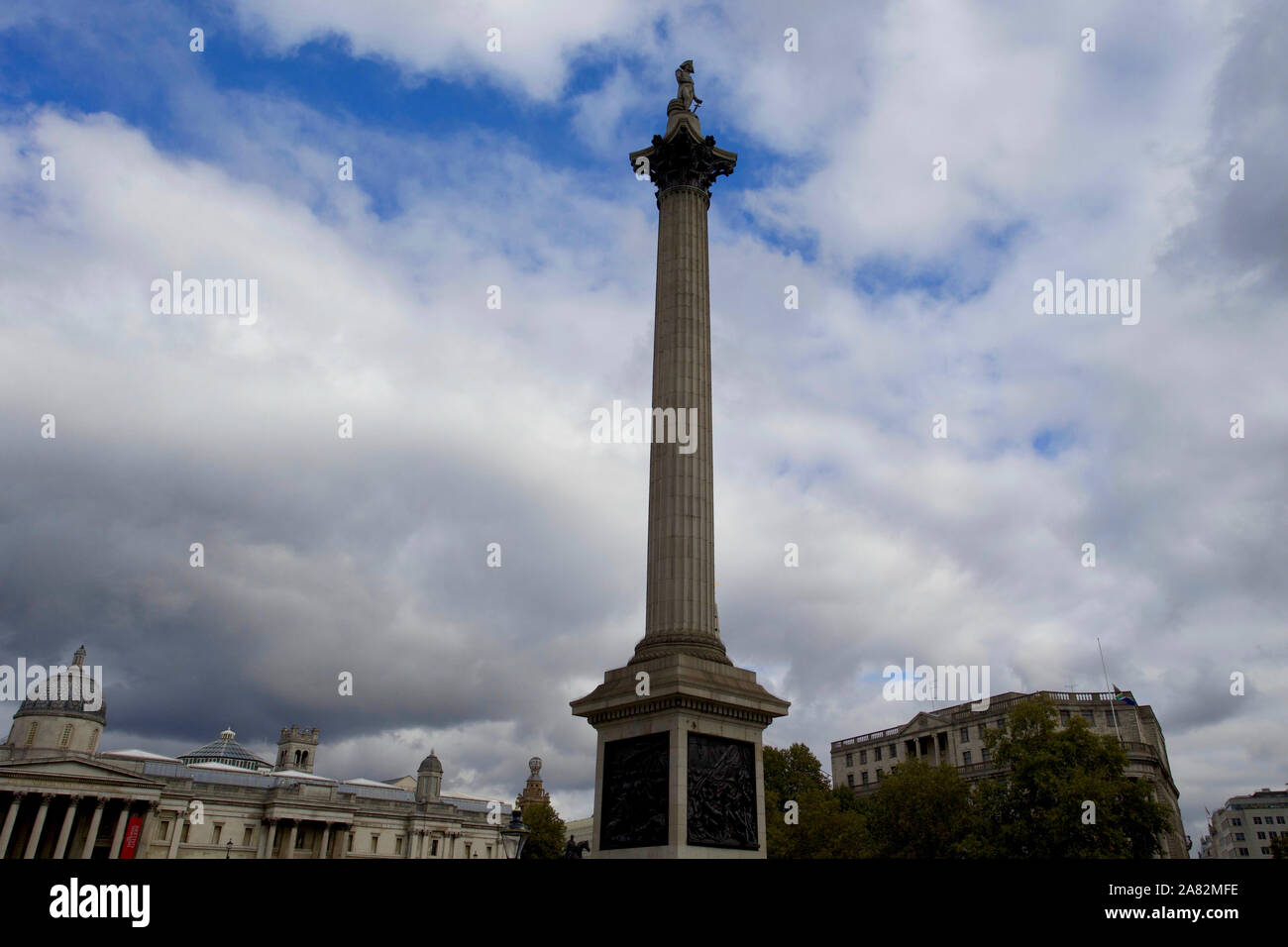 Trafalgar Square, City of Westminster, Londra, Inghilterra. Foto Stock