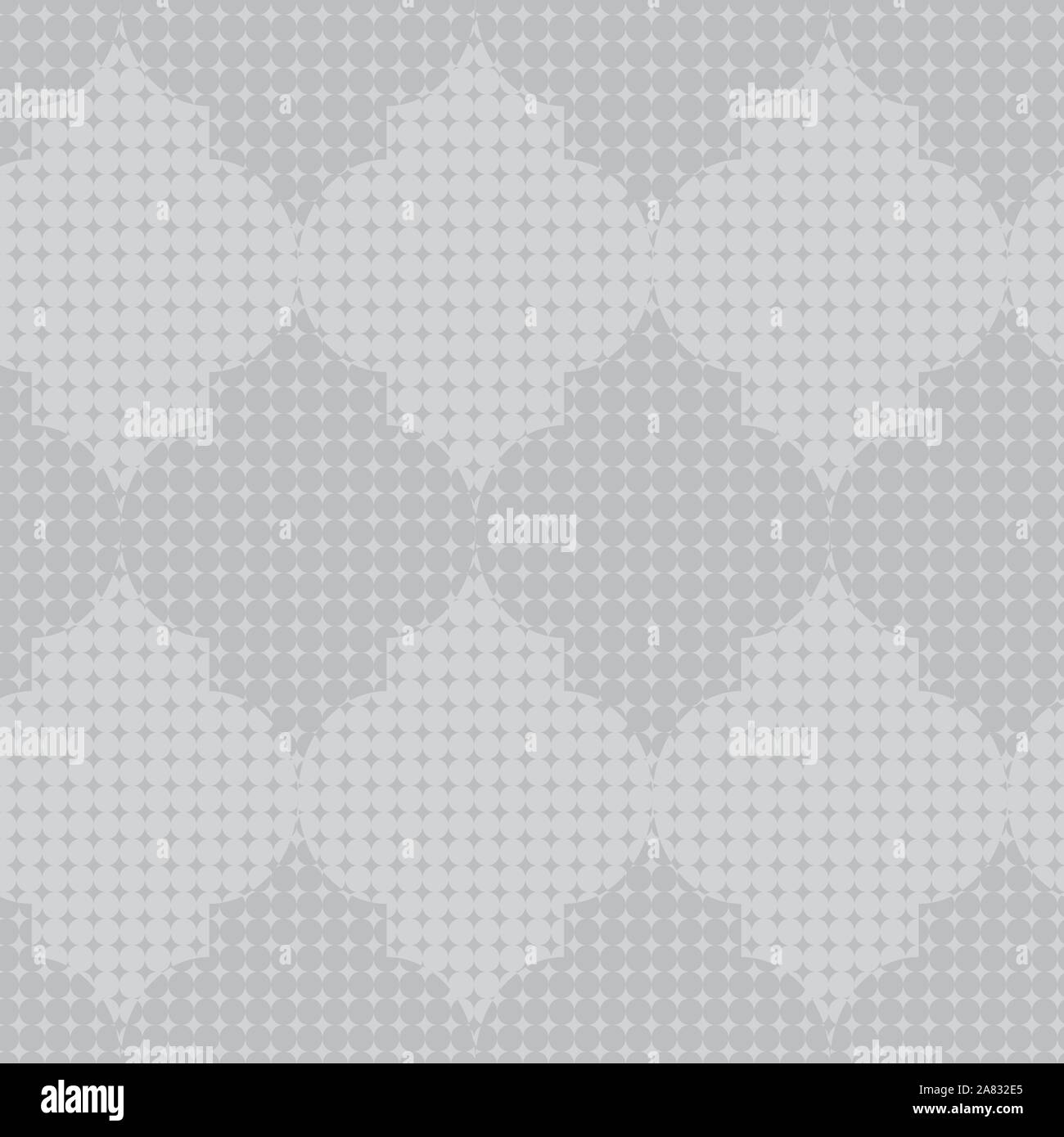 Seamless pattern vettore sfondo con forme geometriche in scala di grigi Illustrazione Vettoriale