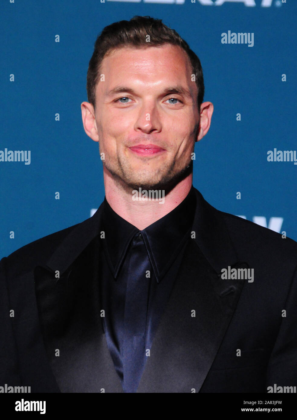 Los Angeles, California, Stati Uniti d'America 5 novembre 2019 attore Skrein ed assiste Premiere mondiale di Lionsgate's 'Midway' dal 5 novembre 2019 al Regency Village Theatre di Los Angeles, California, USA. Foto di Barry re/Alamy Live News Foto Stock