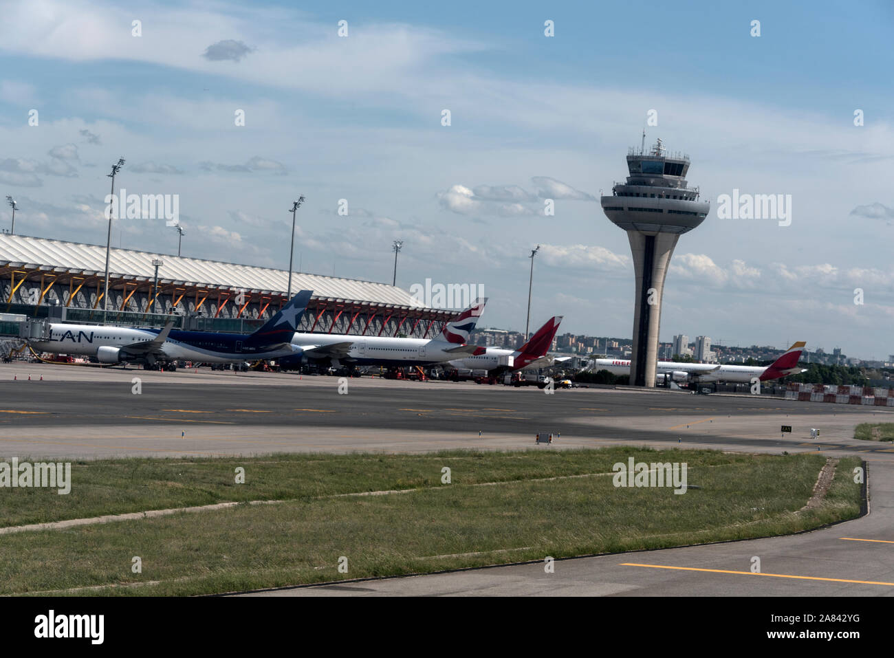 Adolfo Suárez Madrid-barajas Airport ( aeroporto internazionale di Madrid in Spagna a MadridMadrid-Barajas Adolfo Suárez, Aeroporto Aeropuerto de Madrid-Baraja Foto Stock