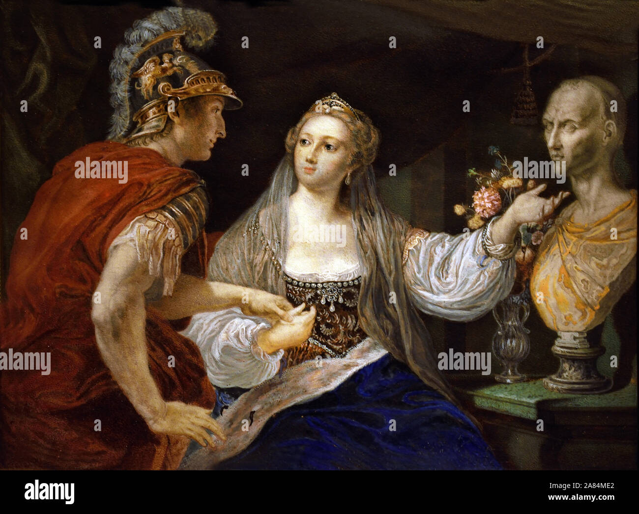 Cleopatra prima di Ottaviano 1782 da Benedetta Batoni nato nel 1747 dopo Pompeo Batoni, Italiano, Italia, Foto Stock