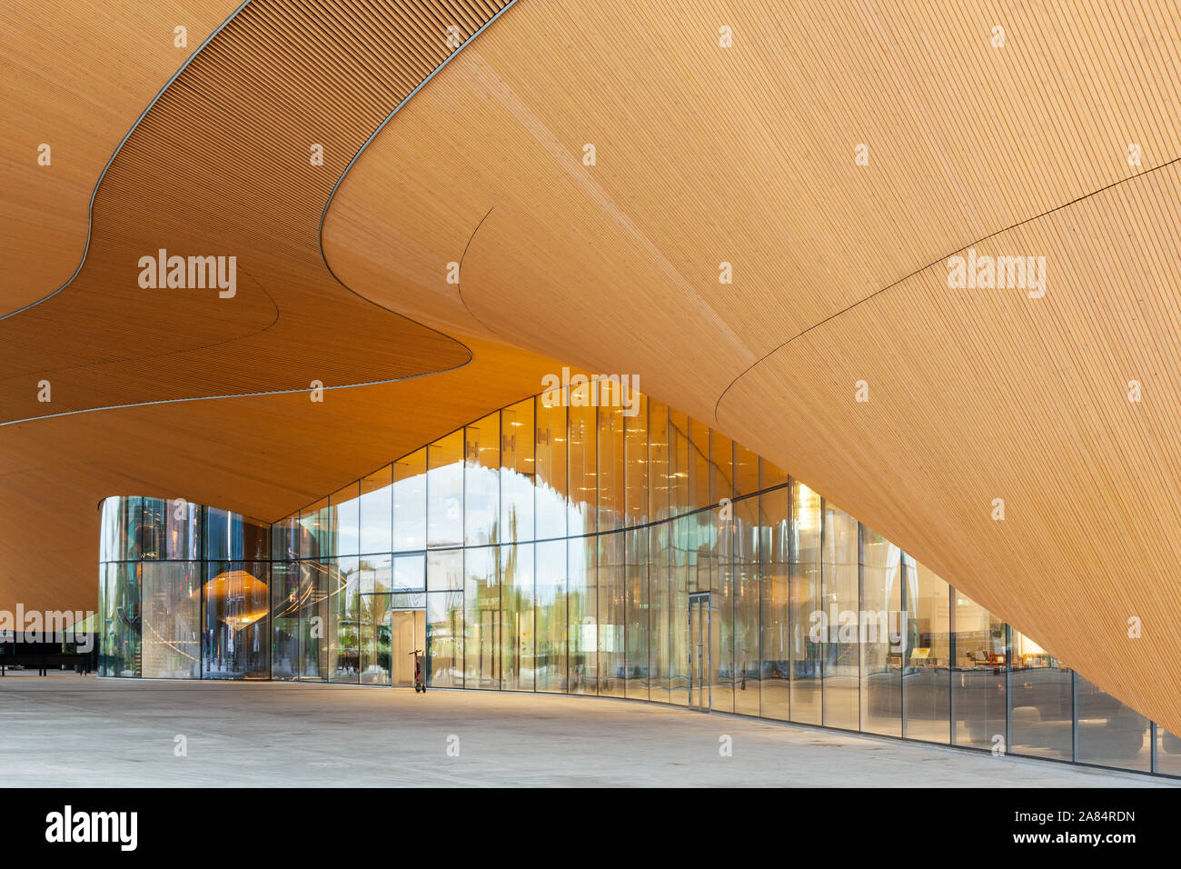 Helsinki Biblioteca Centrale Oodi Foto Stock