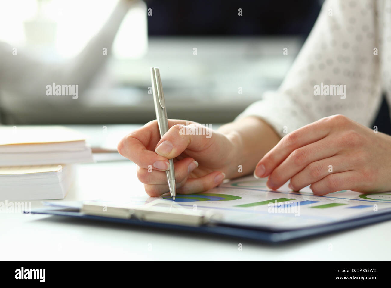 Bella Signora di business Foto Stock