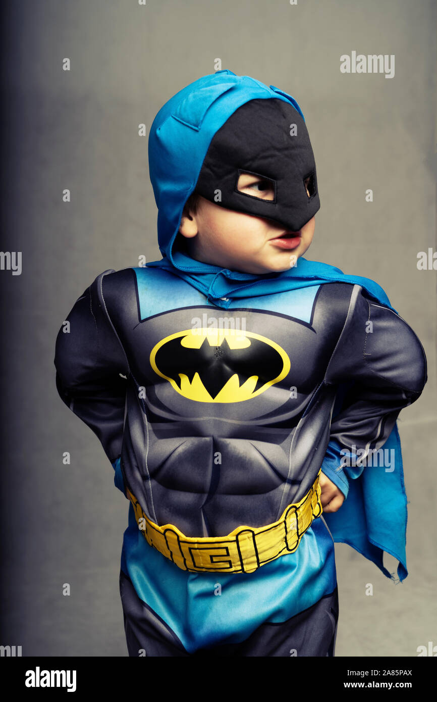 Bambino in costume dress up Foto Stock