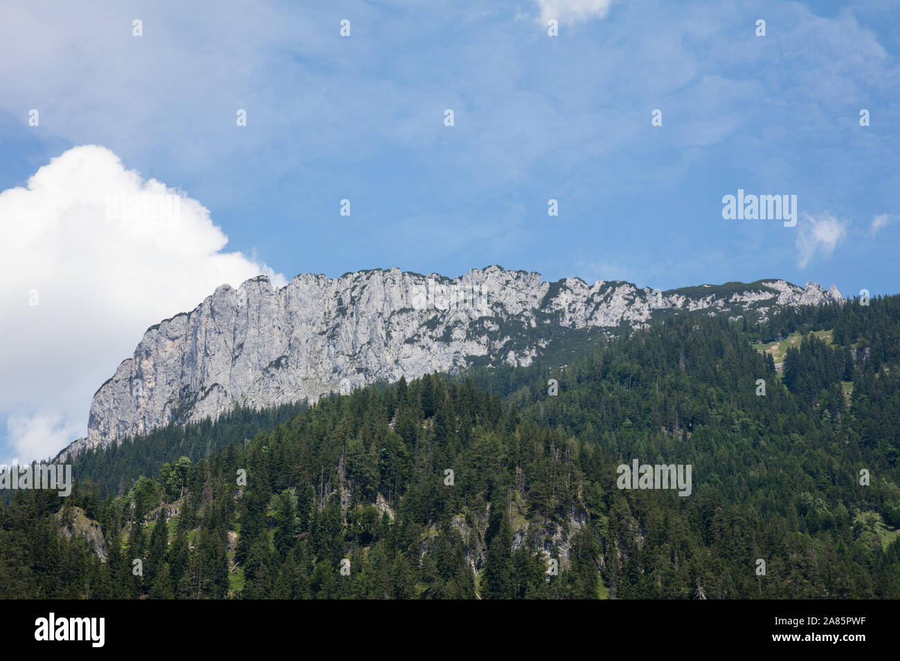 Massiccio montuoso Steinplatte, Waidring, Alpi, Tirolo, Austria, Europa Foto Stock