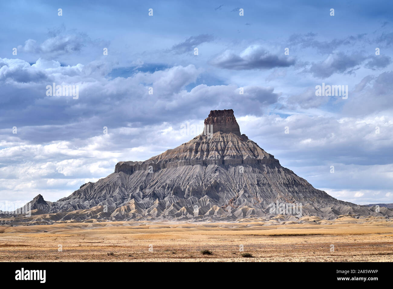 Factory Butte in Utah, Stati Uniti d'America Foto Stock