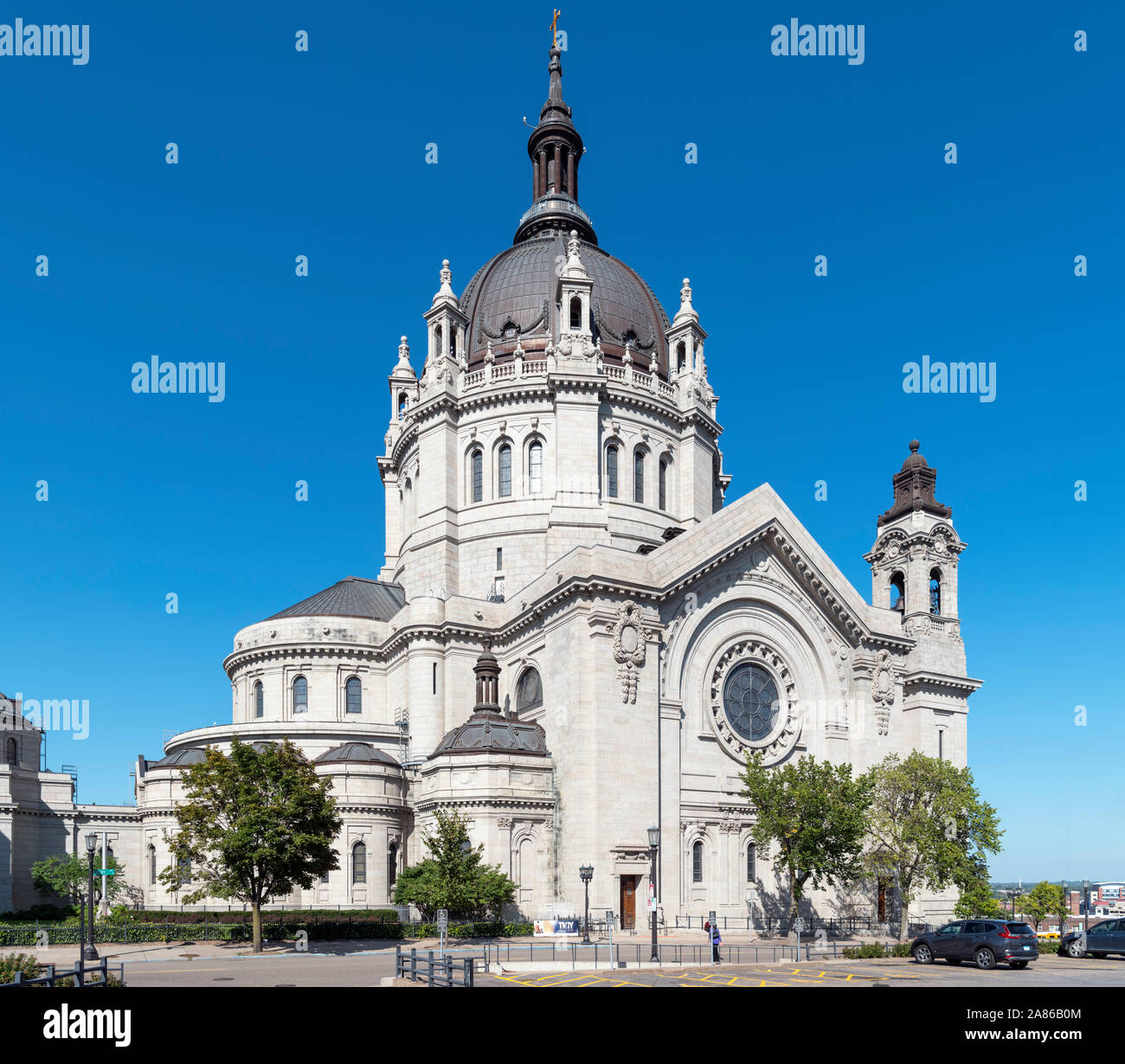 St Paul, MN. Cattedrale di Saint Paul, una cattedrale cattolica romana in Saint Paul, Minnesota, Stati Uniti d'America Foto Stock