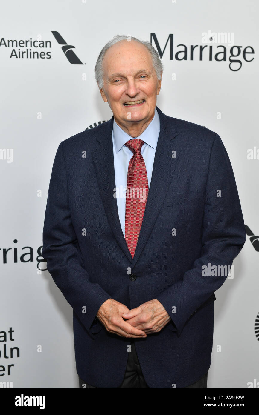 Alan Alda. 'Matrimonio Story' premiere del film, arrivi, 57th New York Film Festival, Stati Uniti d'America - 04 Ott 2019 Foto Stock