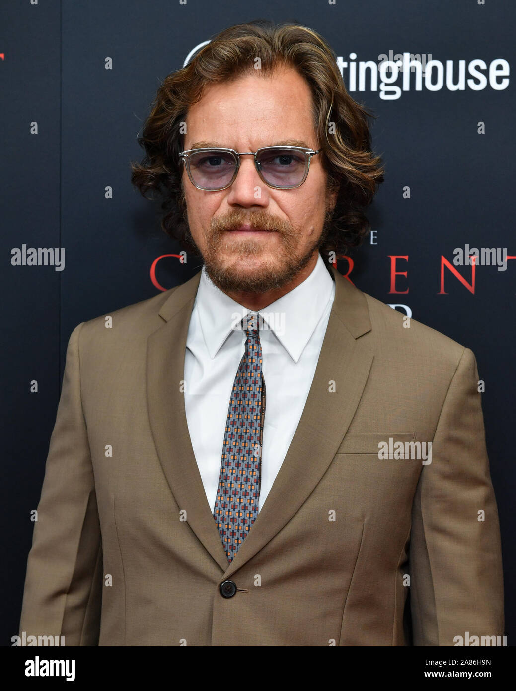 Michael Shannon - "L'attuale guerra' premiere del film, arrivi, AMC Lincoln Square 13, New York, Stati Uniti d'America - 21 Ott 2019 Foto Stock