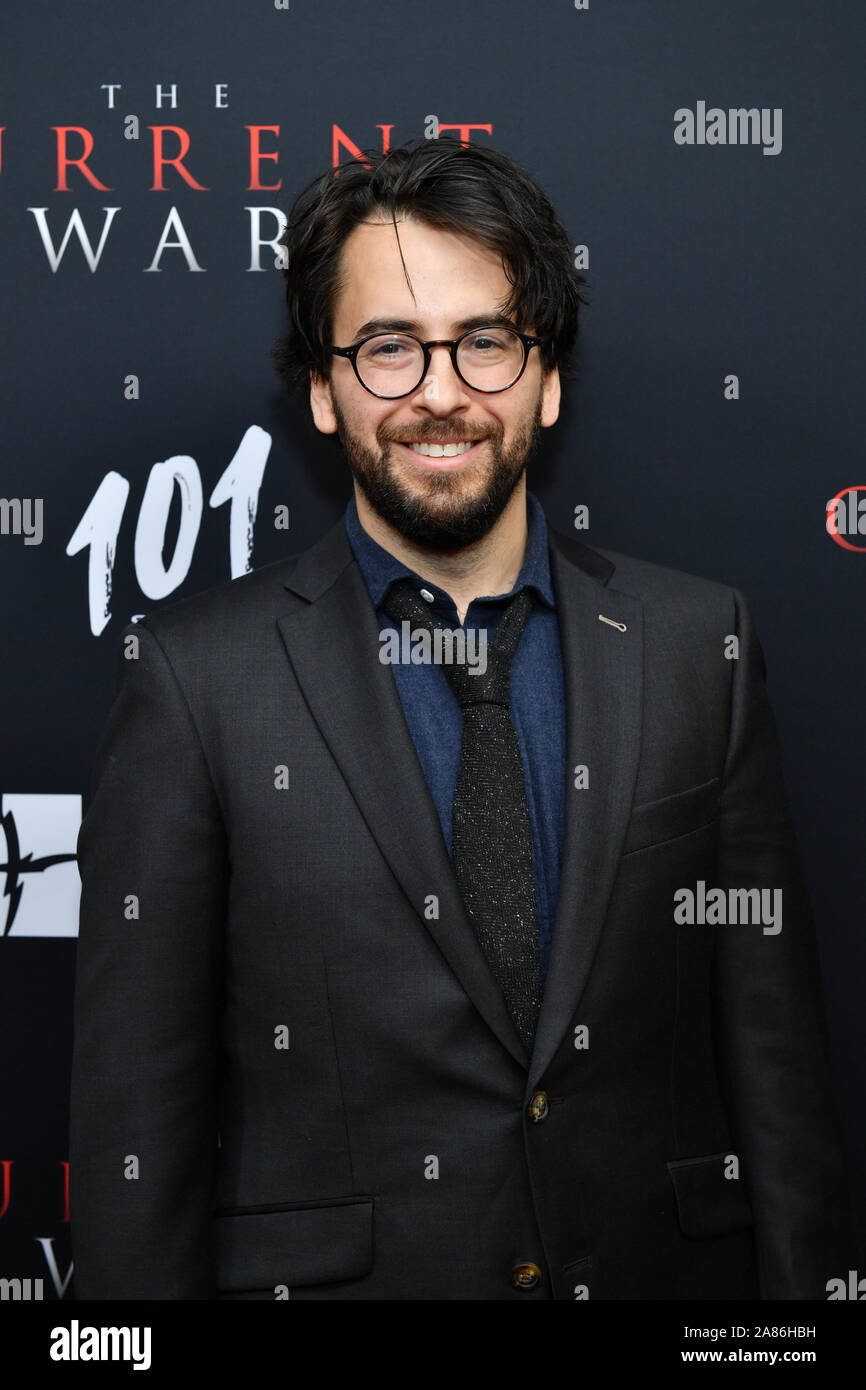 Michael Mitnick - "L'attuale guerra' premiere del film, arrivi, AMC Lincoln Square 13, New York, Stati Uniti d'America - 21 Ott 2019 Foto Stock