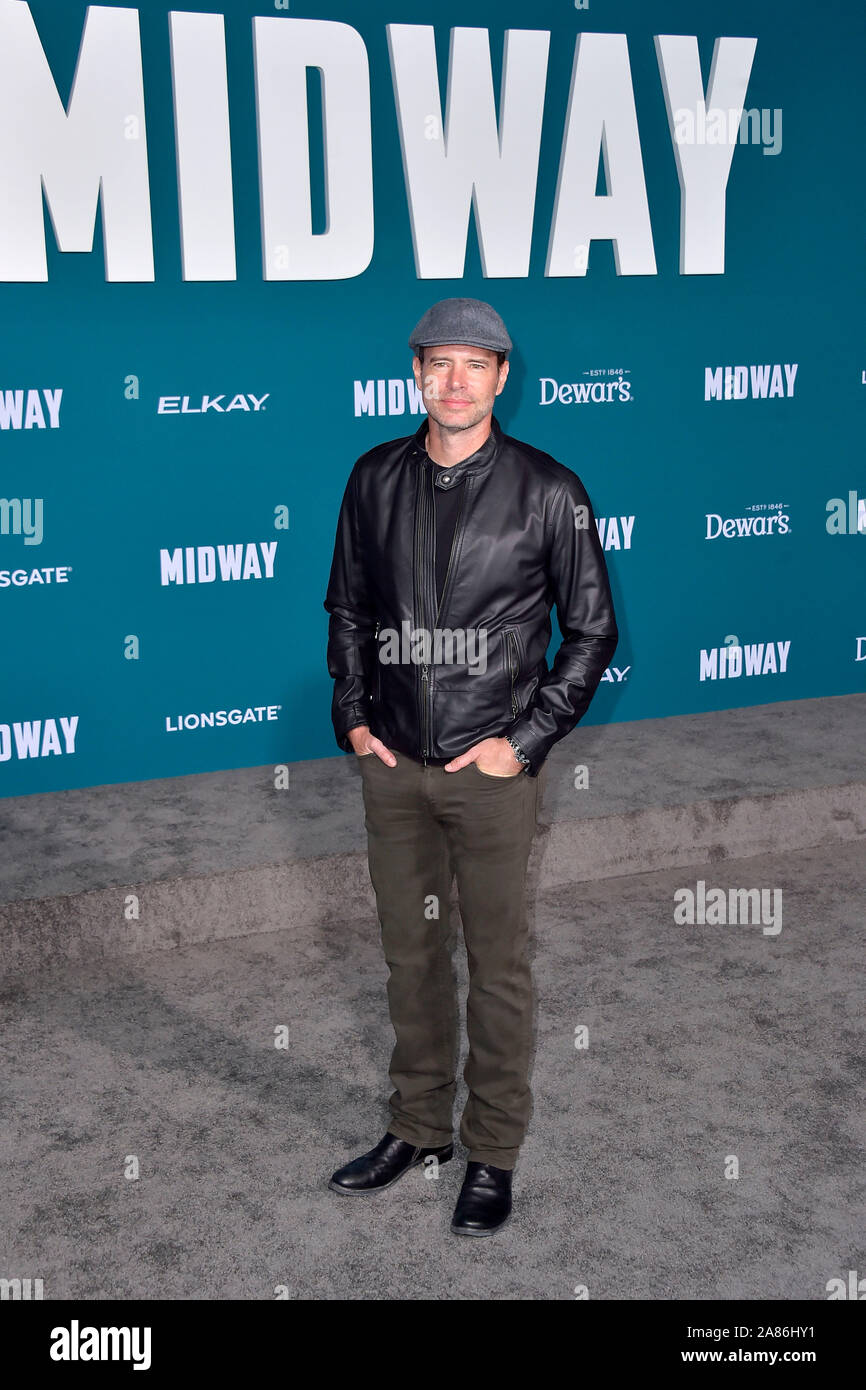 Los Angeles, Stati Uniti d'America. 05 Nov, 2019. Scott Foley frequentando il 'Midway' premiere al Regency Village Theatre nel novembre 05, 2019 a Los Angeles, California Credit: Geisler-Fotopress GmbH/Alamy Live News Foto Stock