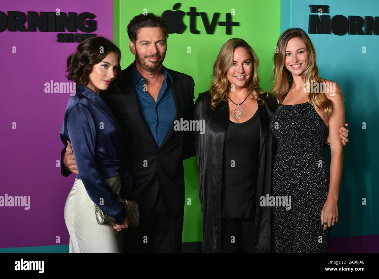 'Lo show del mattino' spettacolo TV premiere, arrivi, Lincoln Center di David Geffen Hall di New York, Stati Uniti d'America - 28 ott 2019 - Sarah Kate Connick, Harry Connick Jr Foto Stock