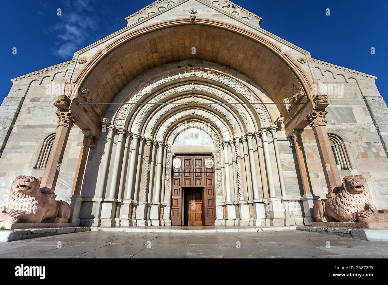 Presso il Duomo di San Ciriaco ad Ancona Marche Italia Foto Stock