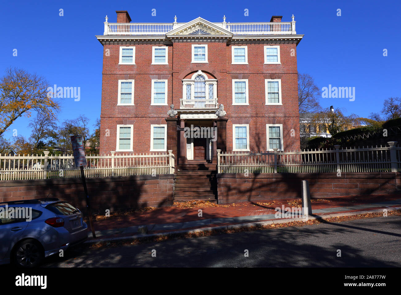 John Brown House Museum, 52 Power Street, Providence, Rhode Island Foto Stock
