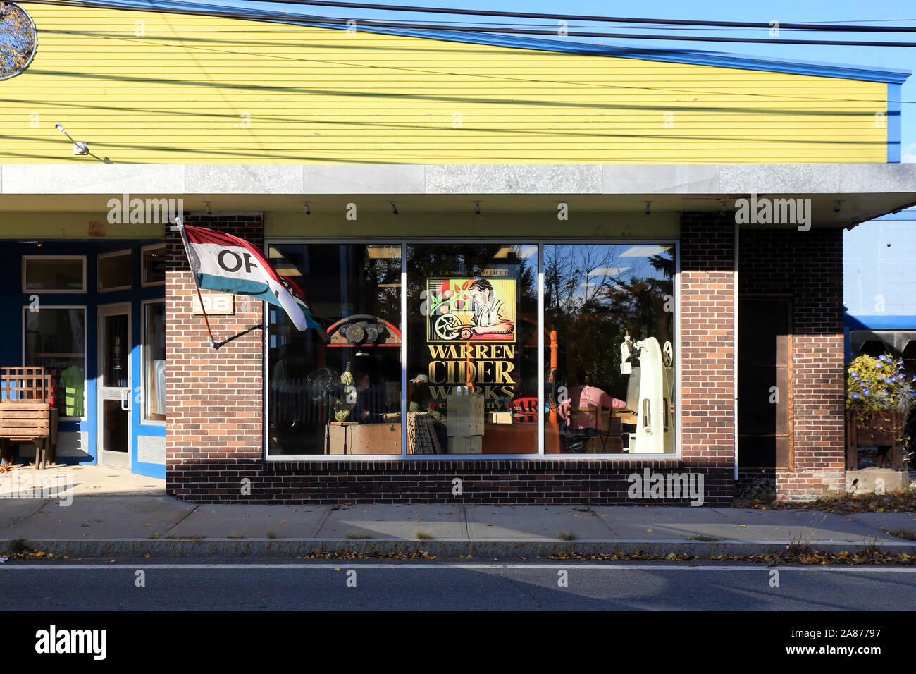 Warren Cider Works, 98 Child Street, Warren, Rhode Island Foto Stock