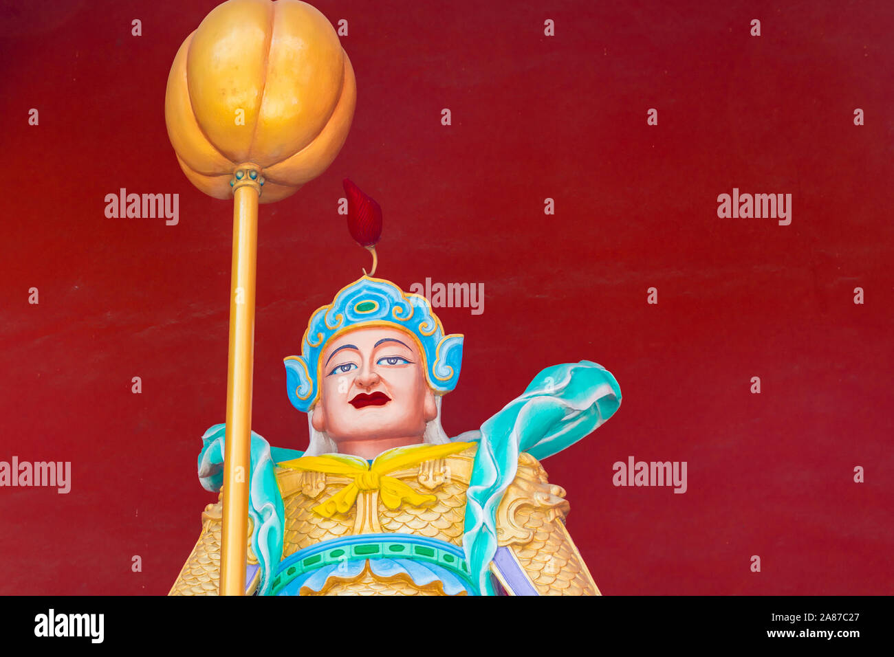 Guan di tempio di Kuala Lumpur in Malesia Foto Stock