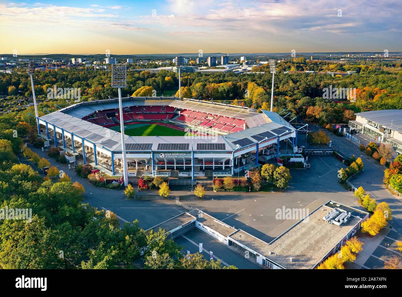 Max Morlock Stadium, Norimberga, Media Franconia, Franconia, Baviera,  Germania Foto stock - Alamy