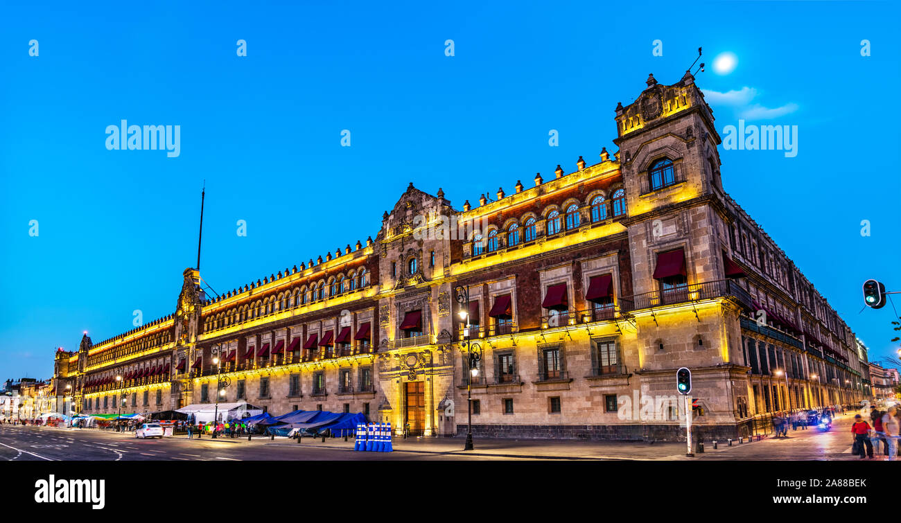 Il Palazzo Nazionale a Città del Messico Foto Stock