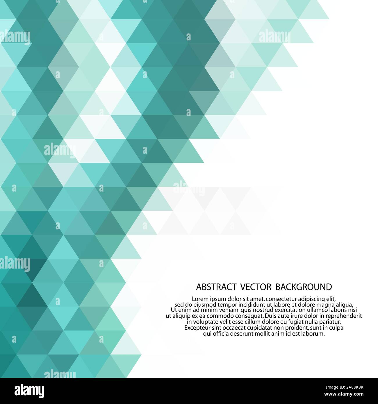 Abstract bassa poli sullo sfondo di triangoli in colori blu. eps 10 Illustrazione Vettoriale