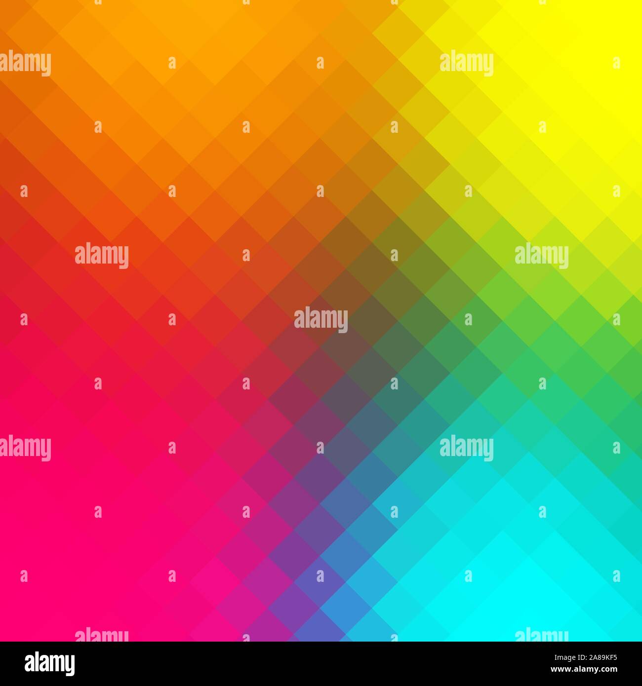 La luce blu, giallo, rosa, verde, arancione formato vettoriale con linee, rettangoli. Moderno illustrazione astratta con rettangoli colorati. Design intelligente per Illustrazione Vettoriale