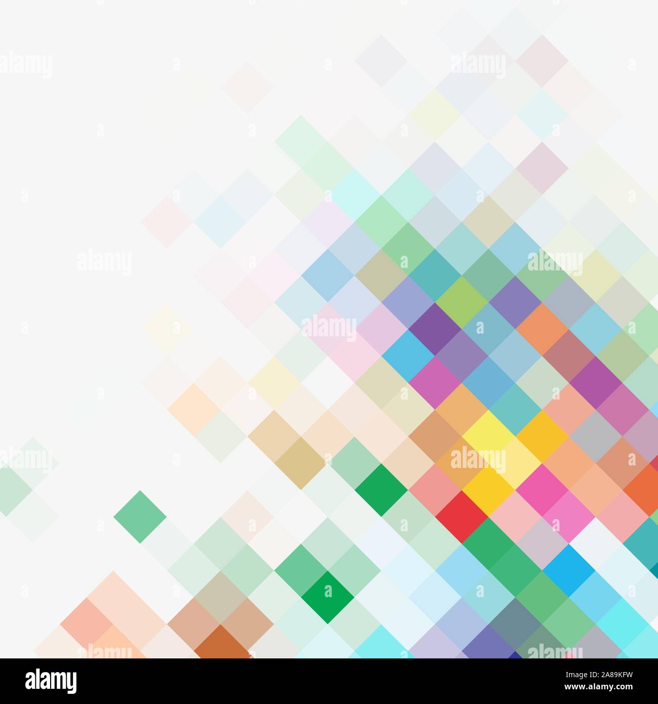 La luce blu, giallo, rosa, verde, arancione formato vettoriale con linee, rettangoli. Moderno illustrazione astratta con rettangoli colorati. Design intelligente per Illustrazione Vettoriale