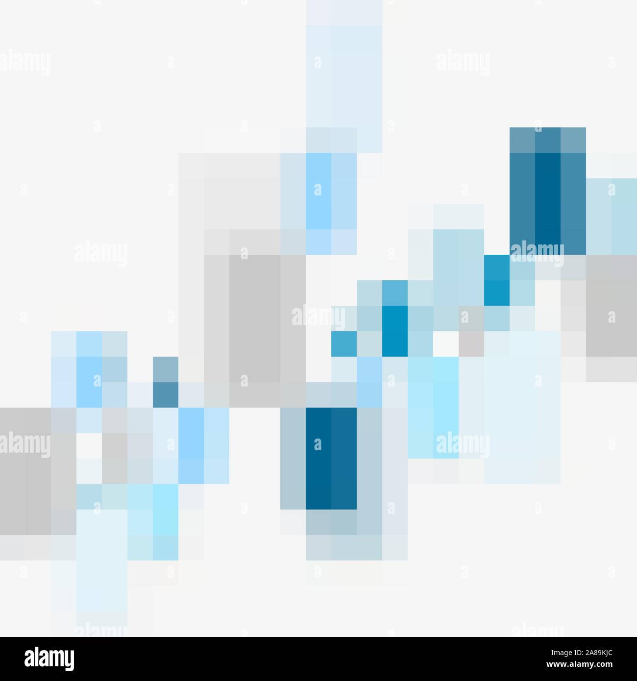 La luce blu, formato vettoriale con linee, rettangoli. Moderno illustrazione astratta con rettangoli colorati. Design intelligente per il vostro business advert. eps 10 Illustrazione Vettoriale