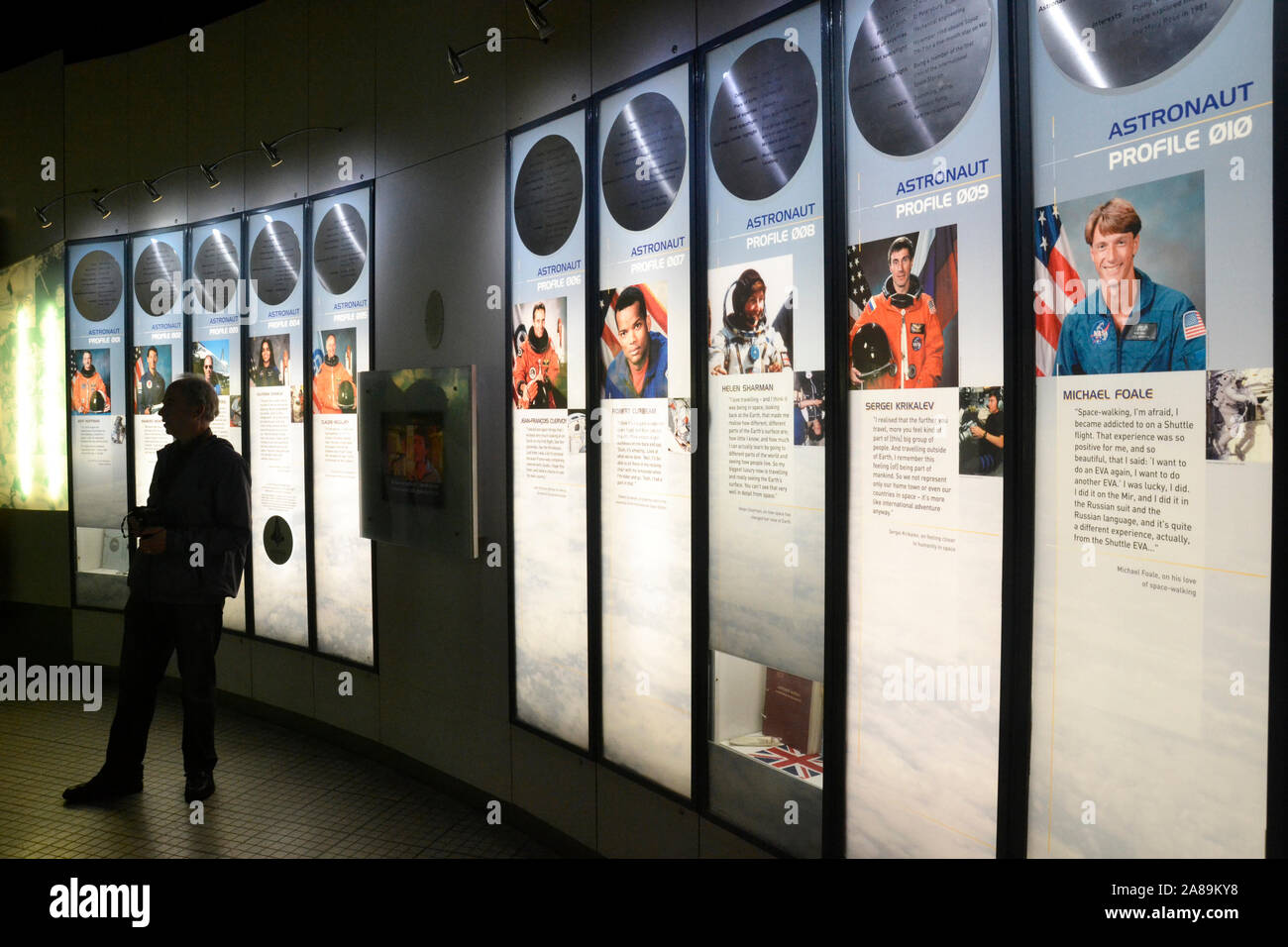 Il Centro Spaziale Nazionale, Leicester, Leicestershire, Regno Unito Foto Stock