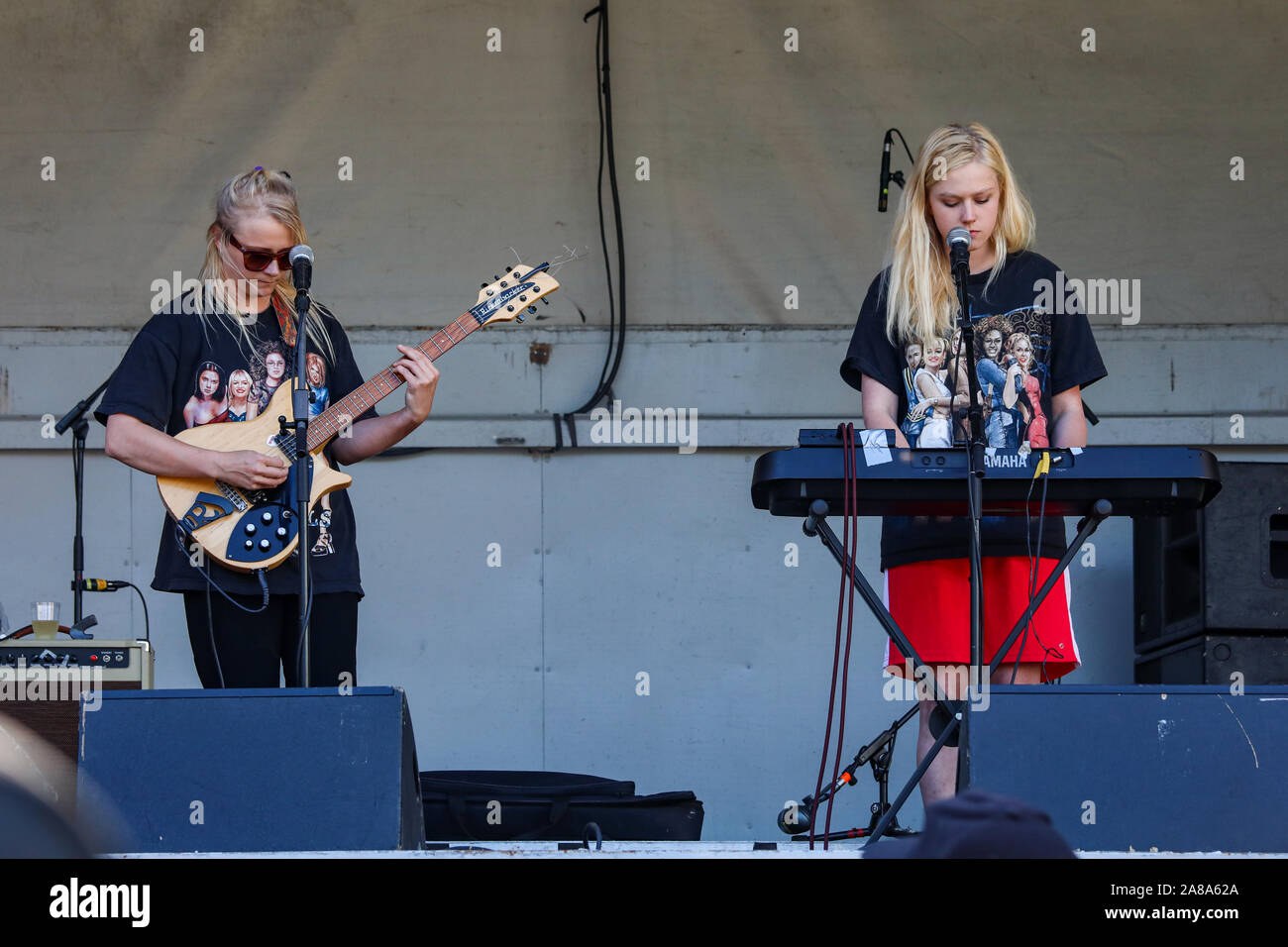 Maustetytöt sul palco di Valli Festival a Helsinki, Finlandia Foto Stock