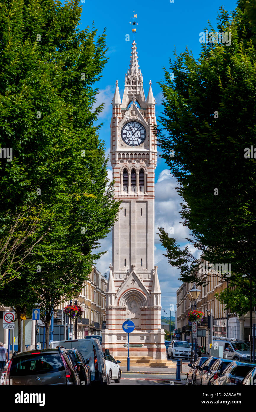 Il Giubileo di Clock Tower, Milton Road Gravesend Foto Stock