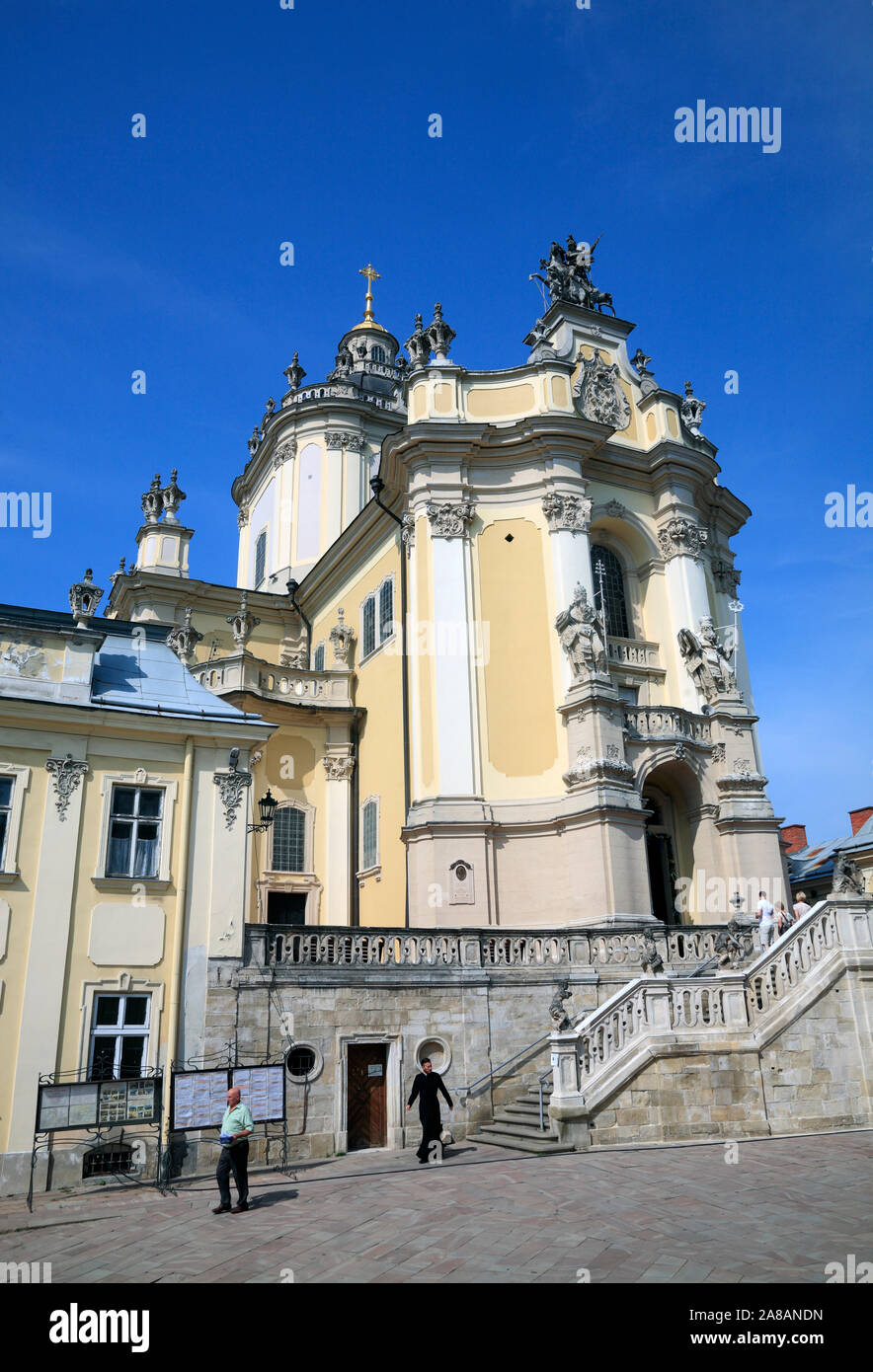 St. George's Cathedral di Lviv, Ucraina Foto Stock