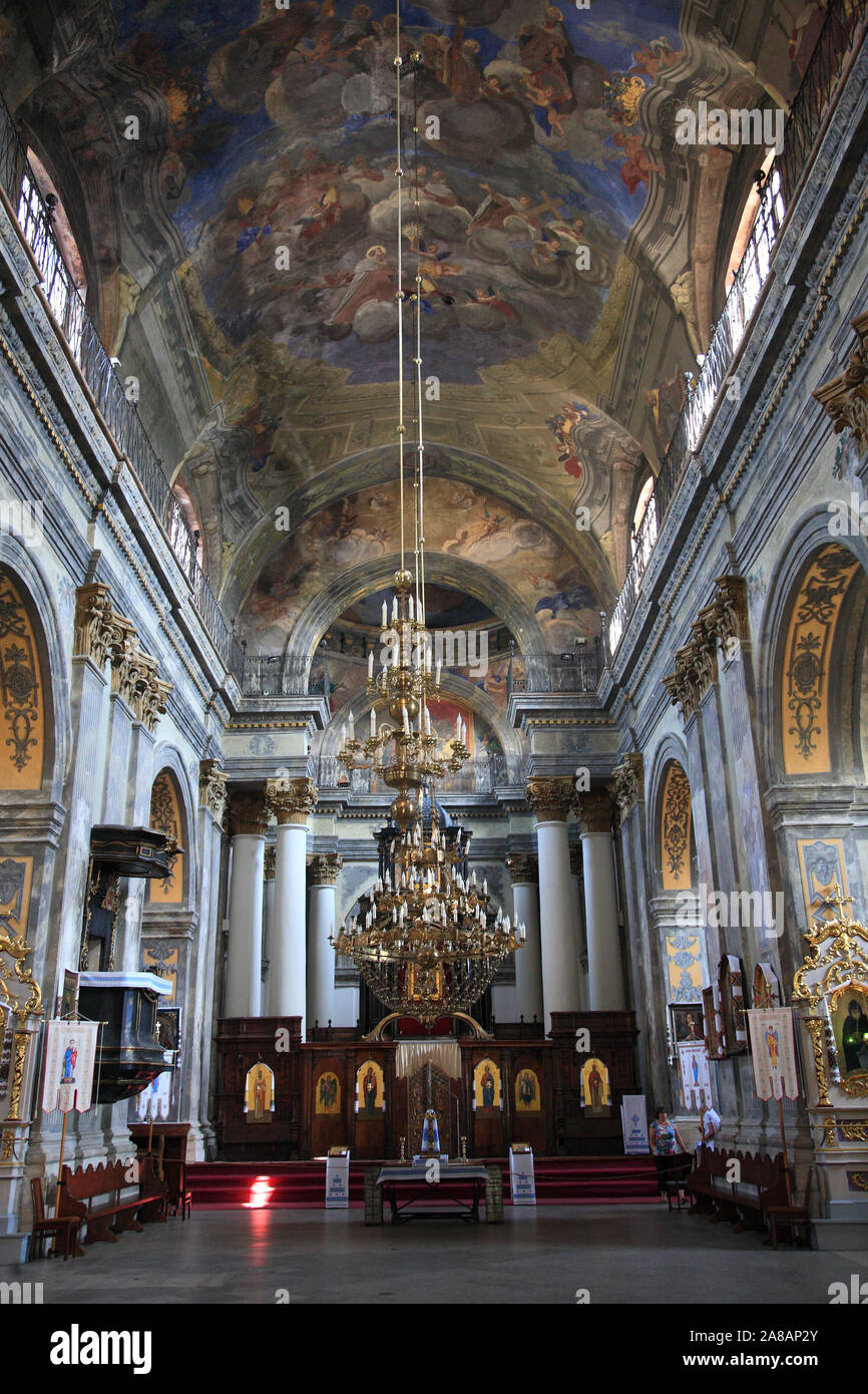 La Chiesa di San Michele, Lviv, Ucraina Foto Stock