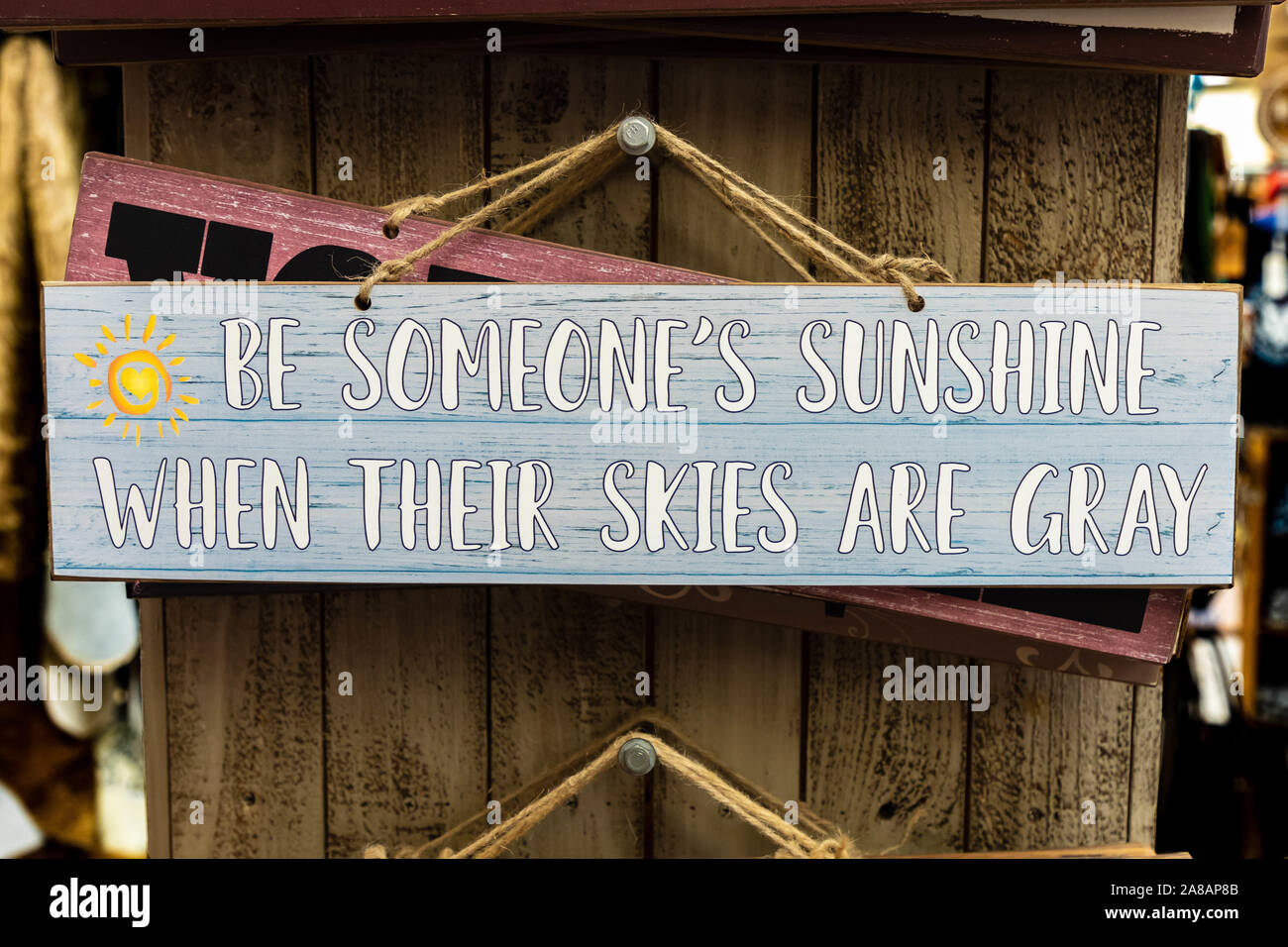 Paese proverbi e cucina Visualizza; Buc-ee Texas del resto Stop & dono Store. Foto Stock