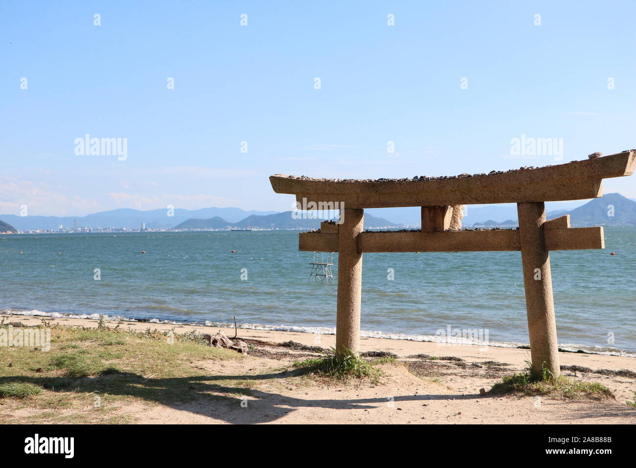 Ebisu Santuario Porta Torii Foto Stock