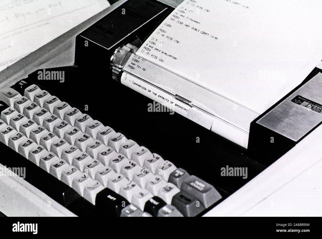 MEDLINE silenziosa del 700 da Texas Instruments ca. 1977 Foto Stock