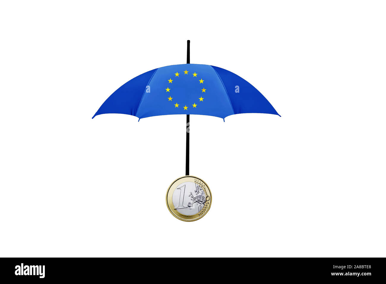 Euro-Rettungsschirm, dient dem Schutz der Waehrung vor Krisen, Foto Stock